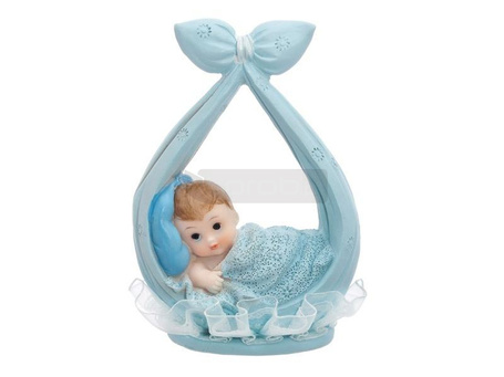 Figurka Chłopiec w chuście niebieski 11cm