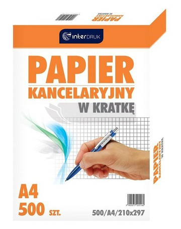 Papier kancelaryjny A4/500K kratka