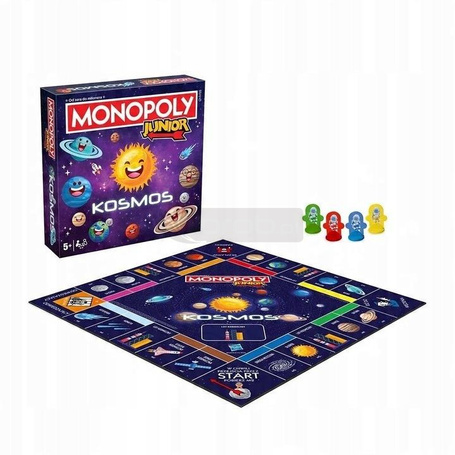 GRA PLANSZOWA MONOPOLY JUNIOR KOSMOS gra dla dzieci +5 lat
