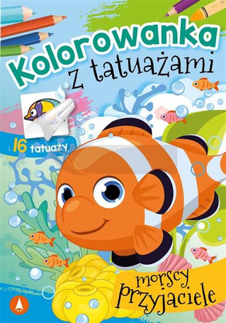 Kolorowanka z tatuażami. Morscy przyjaciele