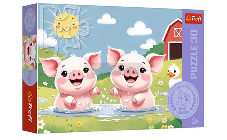 Puzzle 30 Wesołe życie na wsi TREFL