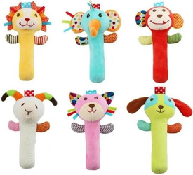 Miękka grzechotka dla maluchów MIX