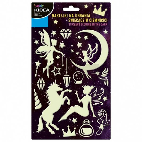 Naklejki na ubrania świecące Magiczny świat Kidea