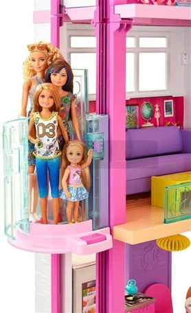 Barbie Dreamhouse Idealny domek dla lalek ze światłem i dźwiękiem