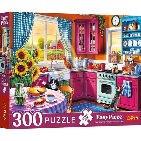 Puzzle 300 EasyPiece - Poranek w kuchni TREFL