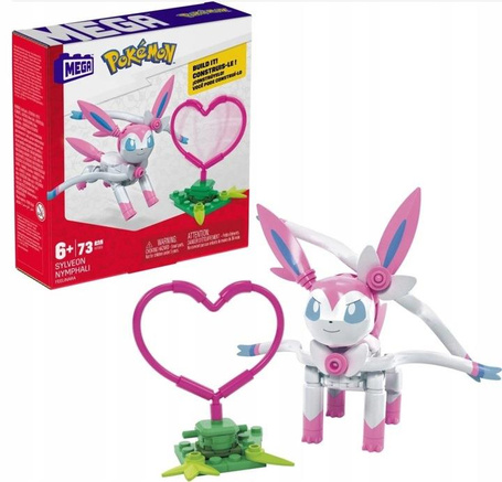 MEGA CONSTRUX KLOCKI 73 elem POKEMON Sylveon Nymphali HTJ01