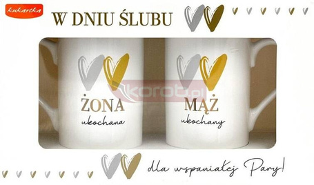 Kubek komplet Ślub