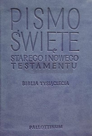 Biblia Tysiąclecia - Travel jasnoniebieska