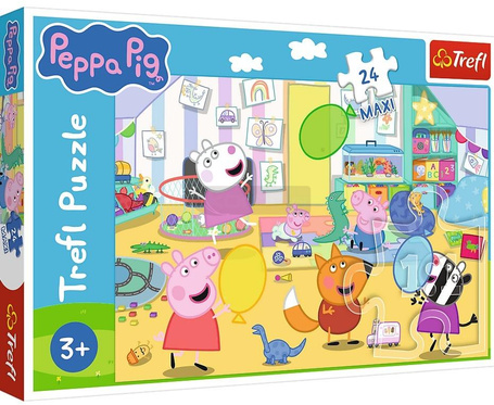 Puzzle 24 Maxi Piękna Peppa TREFL