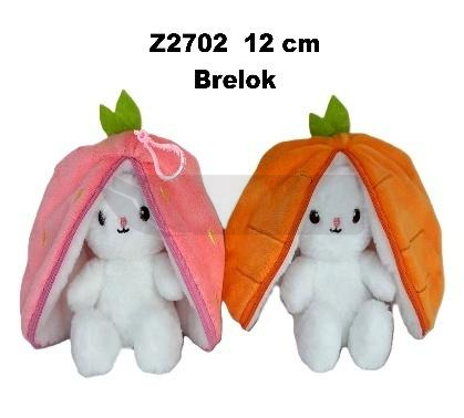 Zając brelok 12cm MIX