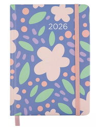 Kalendarz dzienny 2026 B6 Kwiaty ALBI