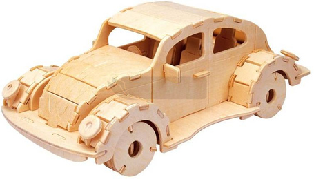 Łamigłówka drewniana Gepetto - Samochód G3