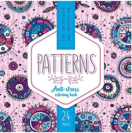 Kolorowanka antystresowa 200x200 12 Patterns