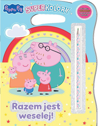 Świnka Peppa. Superkolory. Razem jest weselej!