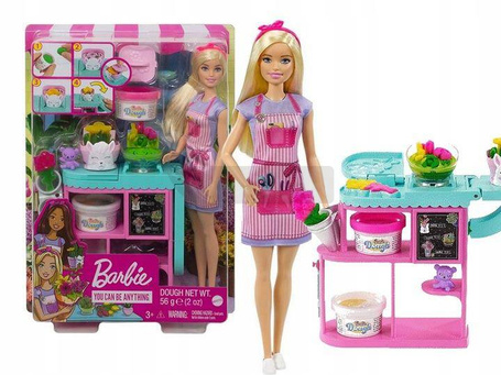 Lalka Barbie Kwiaciarnia GTN58
