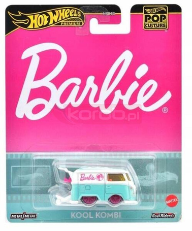 HOT WHEELS PREMIUM POP CULTURE BARBIE KOOL KOMBI HXD96