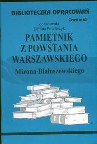 Biblioteczka opracowań nr 063 Pamiętnik z powst...