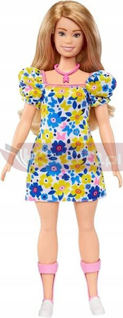 LALKA BARBIE FASHIONISTAS Down Syndrome HJT05