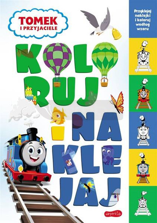 Tomek i przyjaciele. Koloruj i naklejaj 2