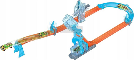 HOT WHEELS TRUCK BUILDER ZESTAW TORÓW DO ZOBUDOWY POWIETRZNY ZJAZD + autko HNJ67
