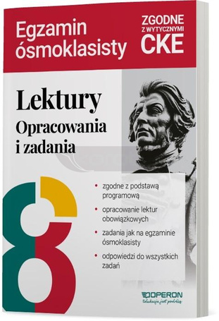 Lektury na egzaminie ósmoklasisty Opracowania