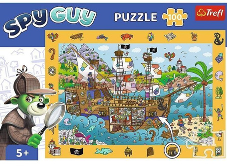Puzzle 100 Obserwacyjne - Spy Guy Statek TREFL