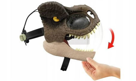 JURASSIC WORLD maska dinozaura T-REX GWD71