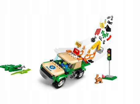 LEGO CITY 60353 MISJA RATOWANIA DZIKICH ZWIERZĄT zestaw dla dzieci +6 lat