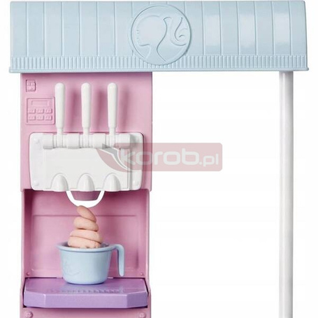 Lalka Barbie lodziarnia HCN46