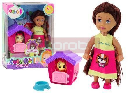 Laleczka mini z pieskiem