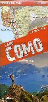 Trekking map Jezioro Como 1:50 000 mapa