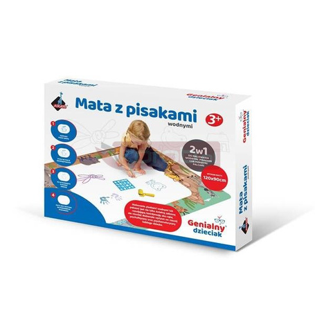 Mata z pisakami wodnymi 120x90cm