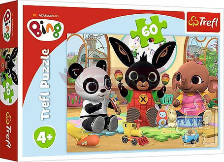 Puzzle 60 elementów - Bing - W rytmie Binga