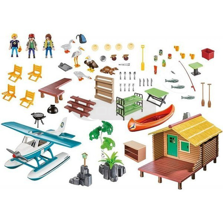 PLAYMOBIL Wild Life 9320 Urlop w domku nad jeziorem