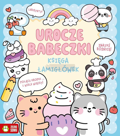 Kawaii. Księga łamigłówek. Urocze babeczki