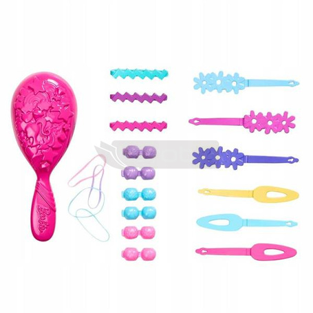 LALKA BARBIE GŁOWA DO STYLIZACJI + 20 akcesoriów HMD88