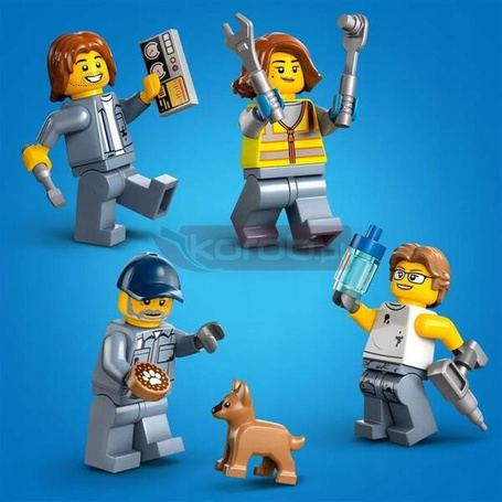 LEGO CITY 60472 Złomowisko z samochodami, zestaw klocków dla dzieci +7 lat