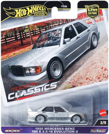 HOT WHEELS PREMIUM CAR CULTURE MODERN CLASSIC 2/5 1990 Mercedes-Benz 190E HRV98