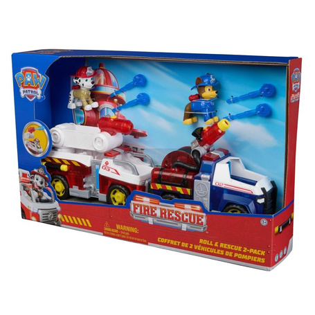 Psi Patrol: Fire Rescue 2-pak pojazdów tematycz