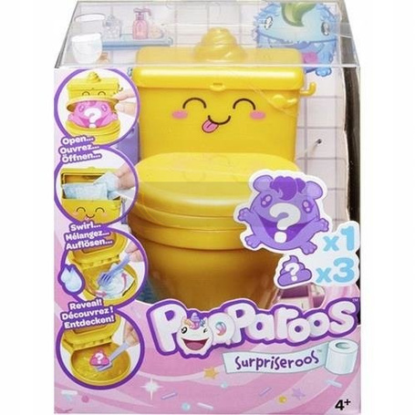 Figurka Pooparoos Toaleta Niespodzianka żółty