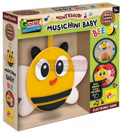 Zabawka Montessori Wood - Muzyczna pszczoła