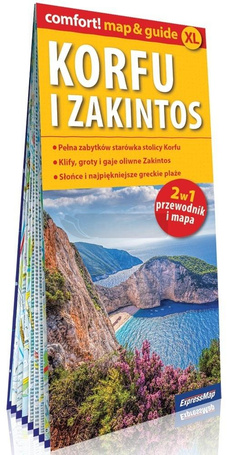 Comfort! map&guide XL Korfu i Zakintos 2w1