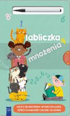 Tabliczka mnożenia z flamastrem suchościeralnym