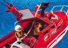 PLAYMOBIL 3128 Łódź strażacka z armatką wodną