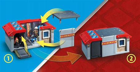 PLAYMOBIL 71193 REMIZA STRAŻACKA