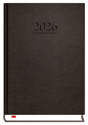 Terminarz 2026 B6 dzienny powszechny czarny