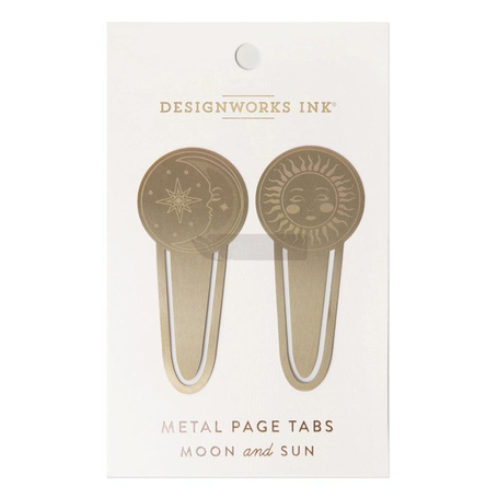 Zakładki do książek metalowe Celestial 2szt