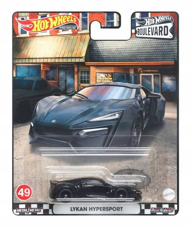 HOT WHEELS Samochód PREMIUM BOULEVARD Lykan Hypersport HCR19