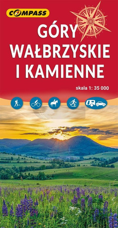 Mapa - Góry Wałbrzyskie i Kamienne 1:35 000