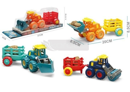Traktor z przyczepą MIX